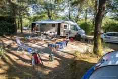 Viel Platz auch für große Fahrzeuge
