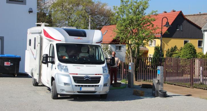 Camping-Stellplatz Struppen Ver- und Entsorgungsstationen