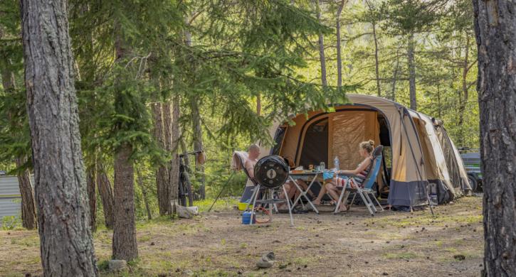 Stellplätze für Zelte
